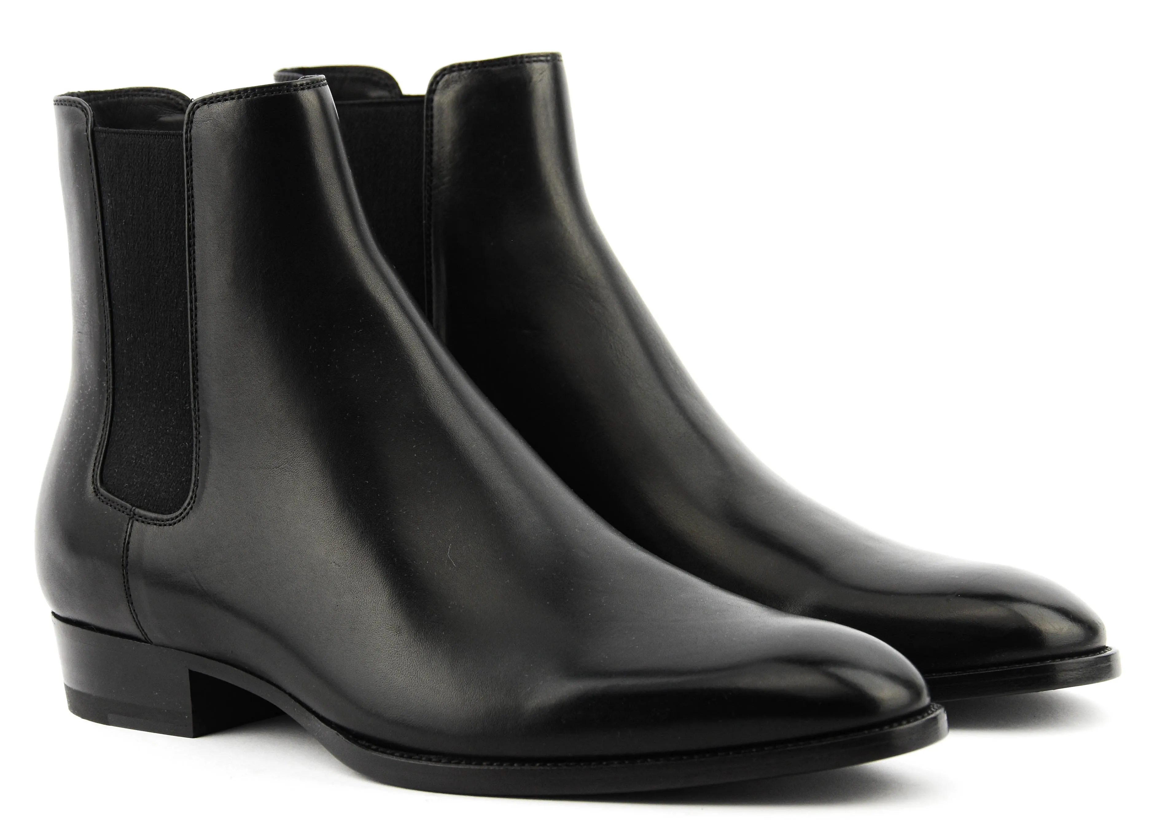 SAINT LAURENT WYATT 30 CHELSEABOOT BLACK