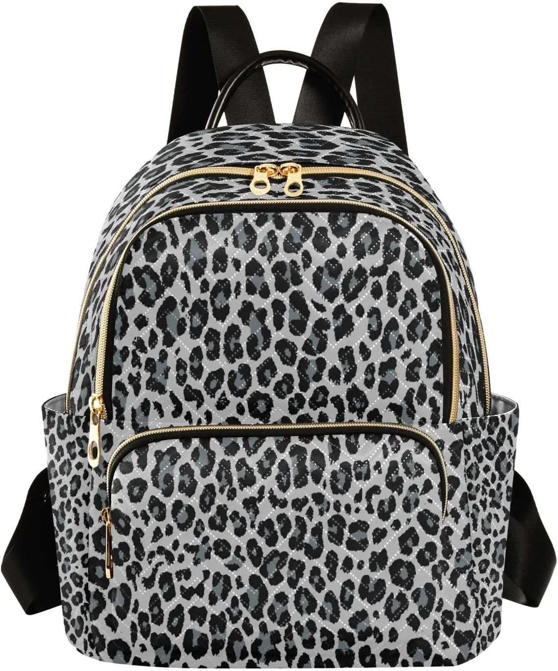 senya Fashion Backpack Mini Backpack Purse Casual Daily Backpack Leopard Pattern for Travel for College Work