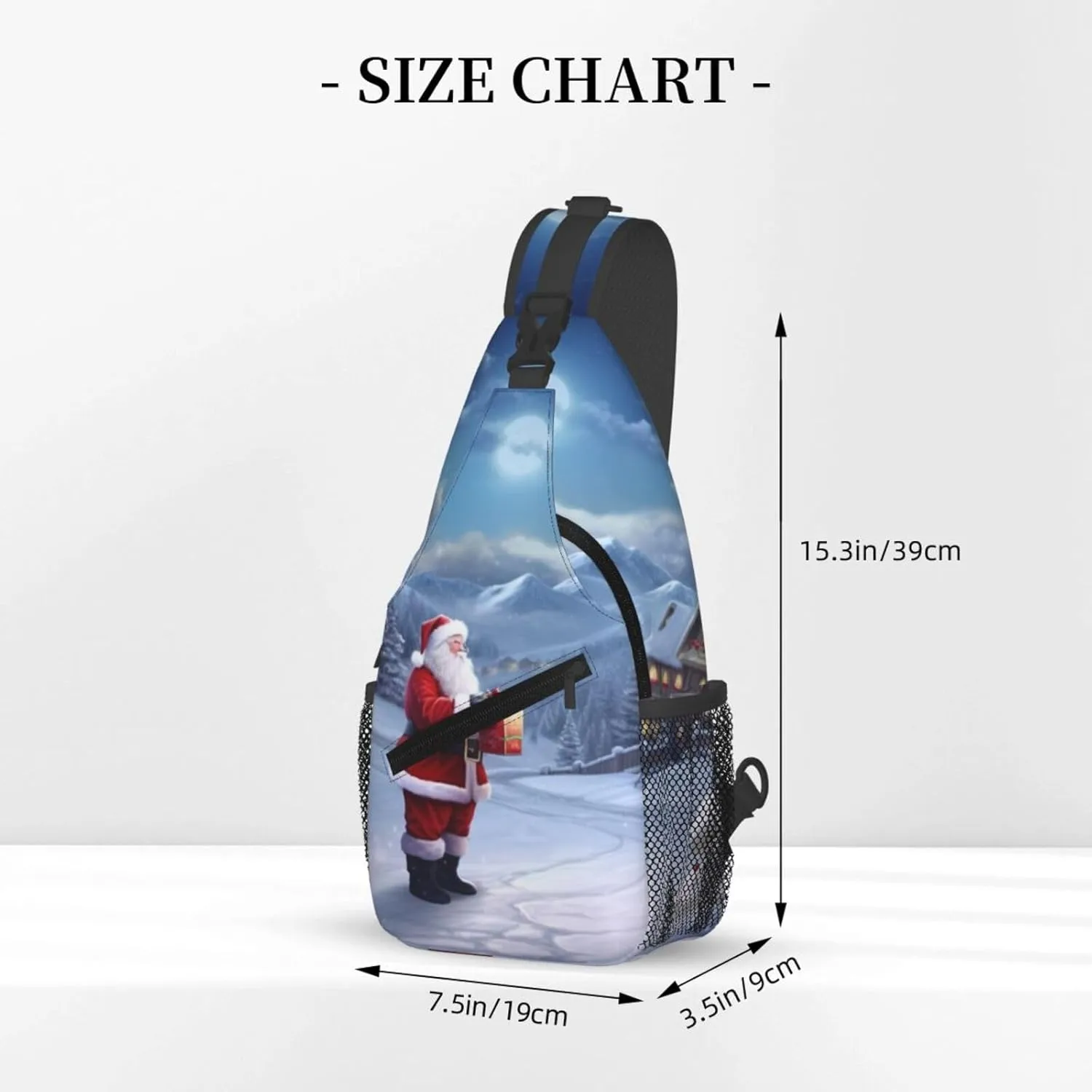 Sling Bag Crossbody Shoulder Bag Cross Chest Bag Color butterfly pattern Sling Backpack Travel Hiking Daypack