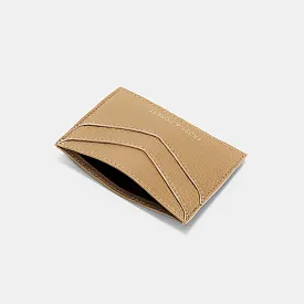 Soft Leather Cardholder, Sandy Taupe