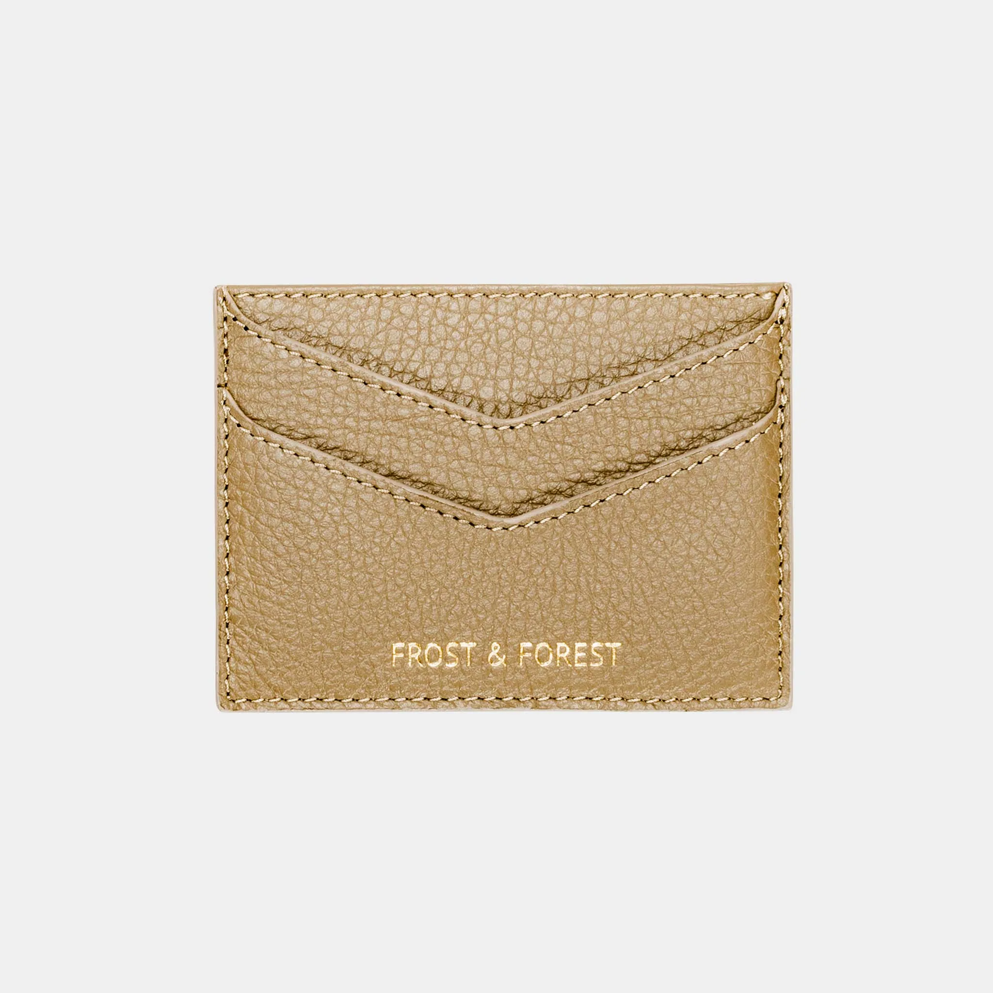 Soft Leather Cardholder, Sandy Taupe