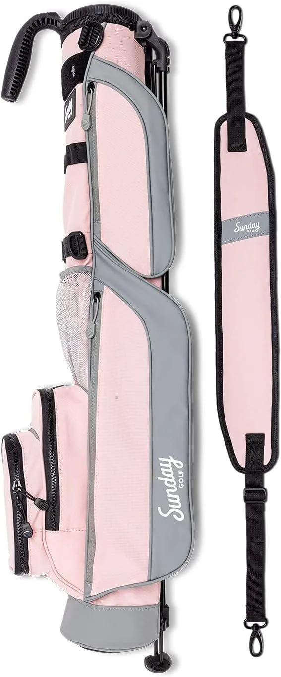 Sunday Golf Loma Bag - Lightweight Golf Bag with Strap and Stand  Easy to Carry Pitch n Putt Golf Bag  Stand Bag for The Driving Range, Par 3 and Executive Courses, 31 Inches
