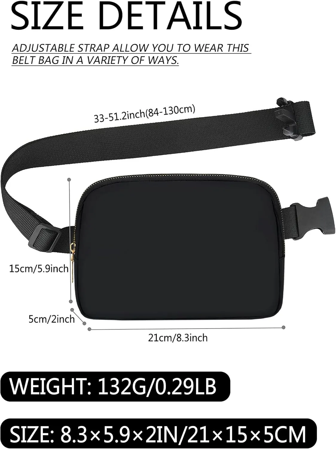 Unisex Fanny Pack for Women Men, 1L Everywhere Mini Belt Bag with Adjustable Strap, Lightweight Nylon Crossbody Bags Small Waist Pouch for Workout Running Traveling Hiking (Turquoise)
