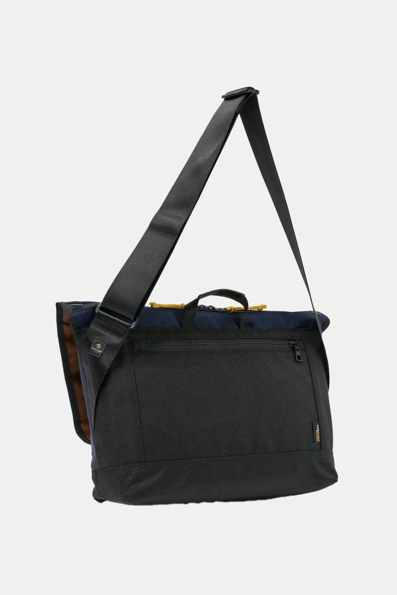 Universal Works x Master-Piece Courier Bag (Navy Recycled Tech Canvas)