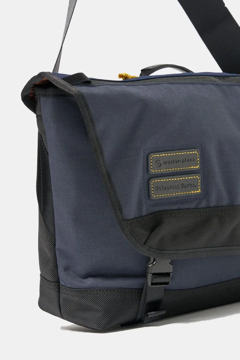 Universal Works x Master-Piece Courier Bag (Navy Recycled Tech Canvas)