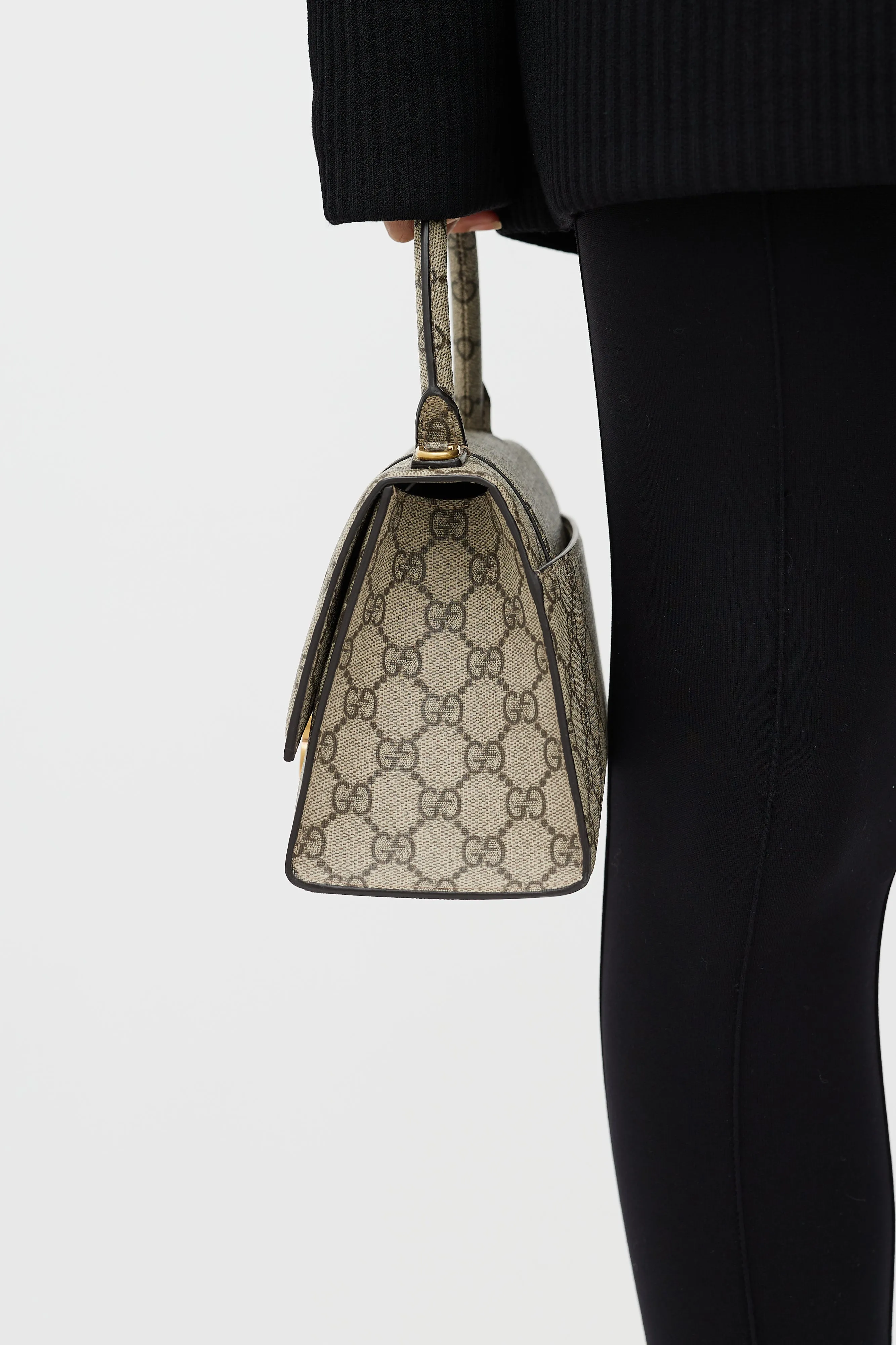 X Balenciaga 2021 Beige Small "The Hacker Project" Hourglass Bag
