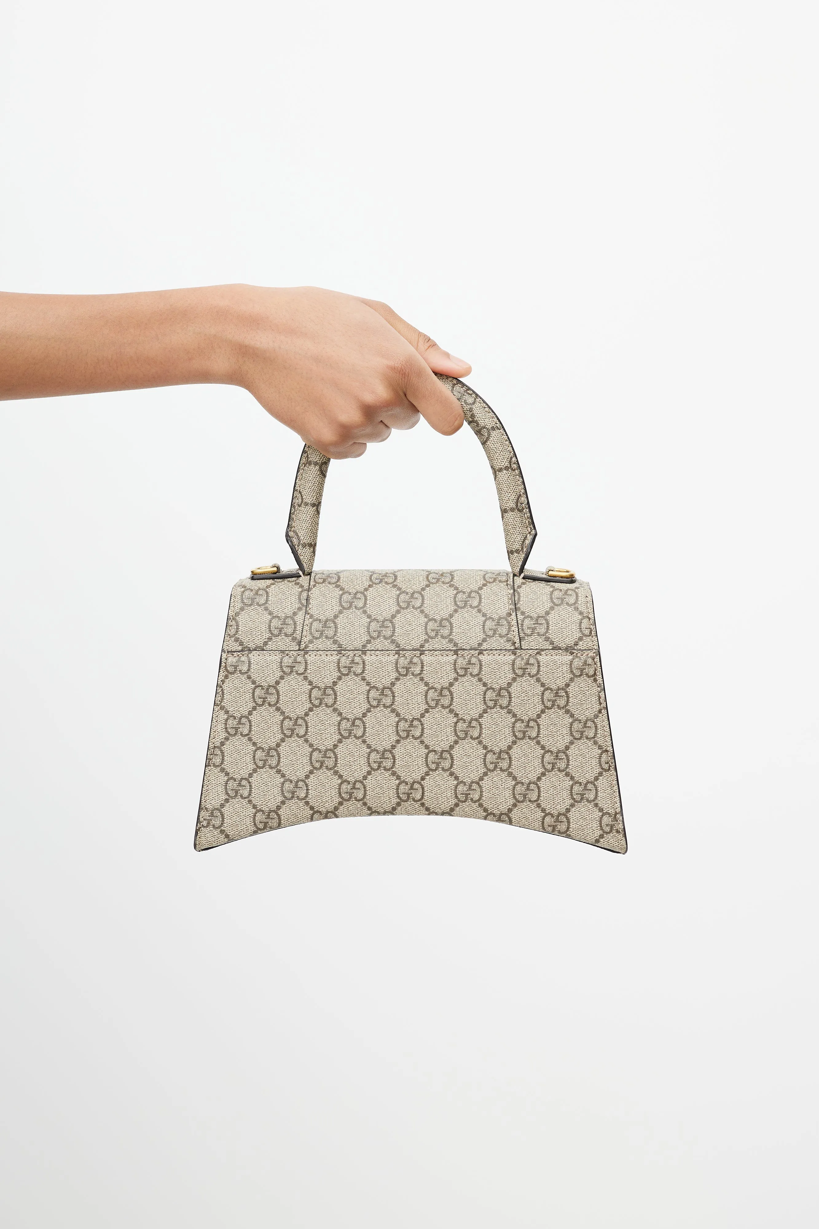 X Balenciaga 2021 Beige Small "The Hacker Project" Hourglass Bag