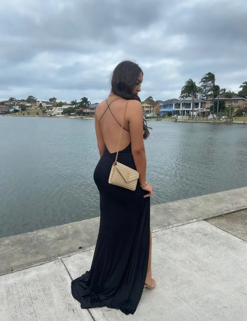 YSL Envelope Handbag Nude